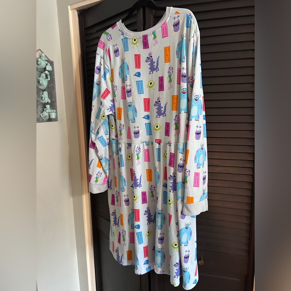 EUC Monsters Inc sweater dress